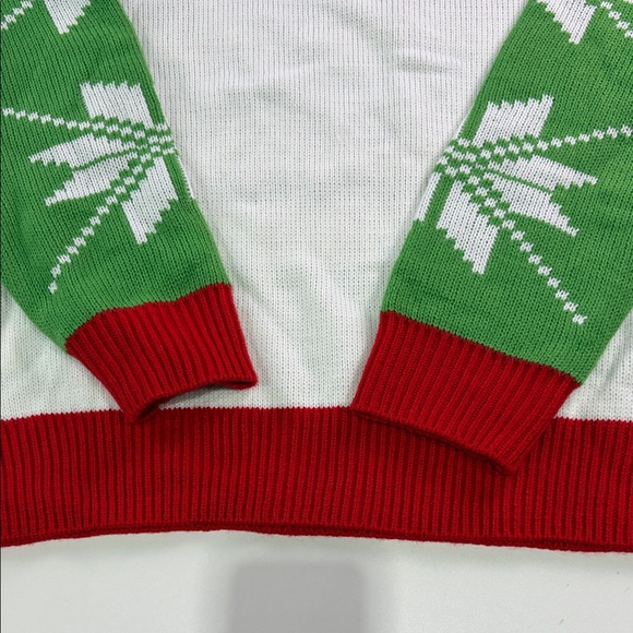 Junk Food Festive Grinch Christmas Sweater - Picture 9 of 11